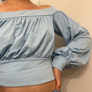 NWOT Susana Monaco Small long sleeve crop
